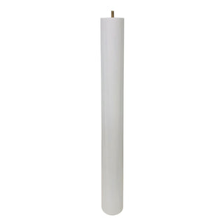 Adoored 73 x 710mm White Round Pine Furniture Leg