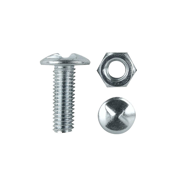Pinnacle  M4 M5 M6 M8 Assorted Anti-Theft Bolts And Nuts - 50 Pack