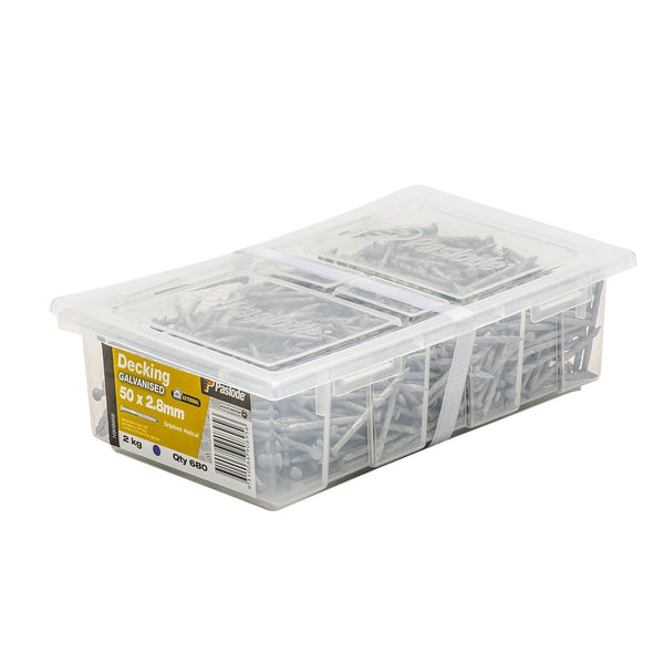 Paslode 50 x 2.8mm 2kg Griplock Galvanised Nails - 680 Pack