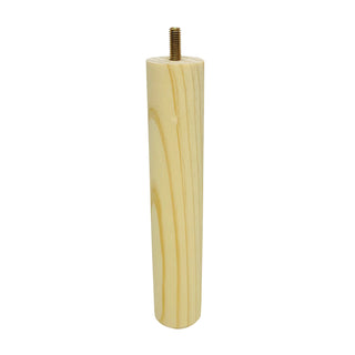Adoored 230mm Pine Round Furniture Leg