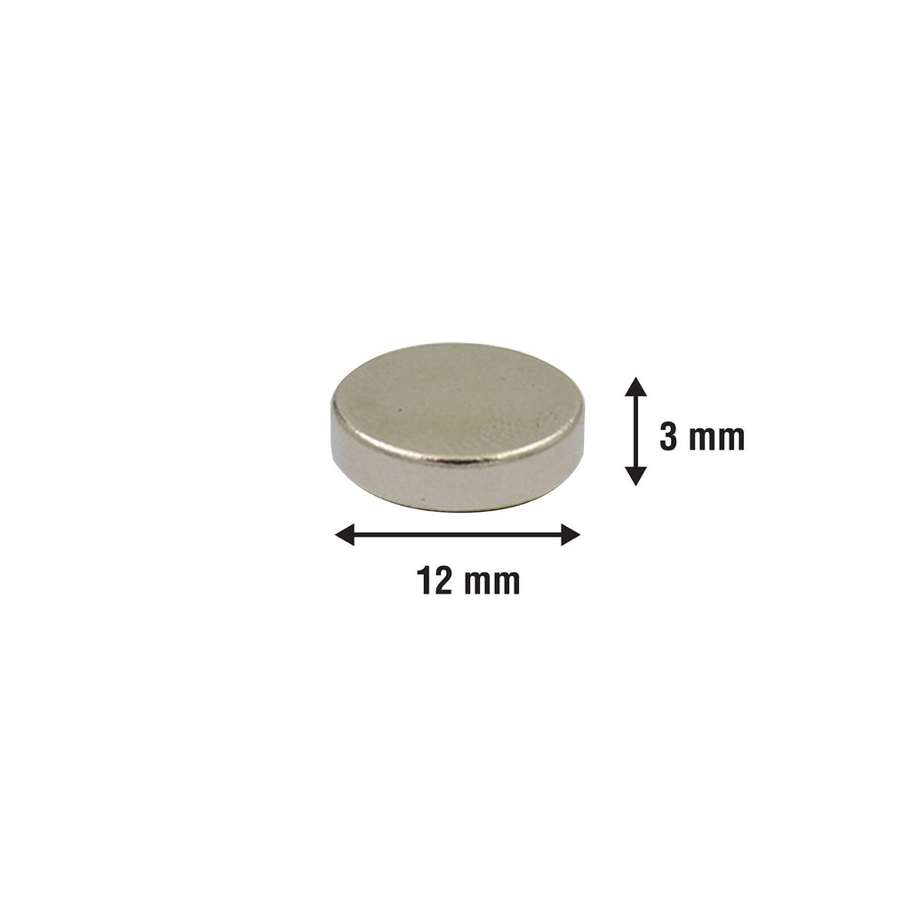 Everhang 12mm Rare Earth Disc Magnet - 6 Pack - Image 2 of 5