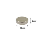 Everhang 12mm Rare Earth Disc Magnet - 6 Pack - Image 2 of 5