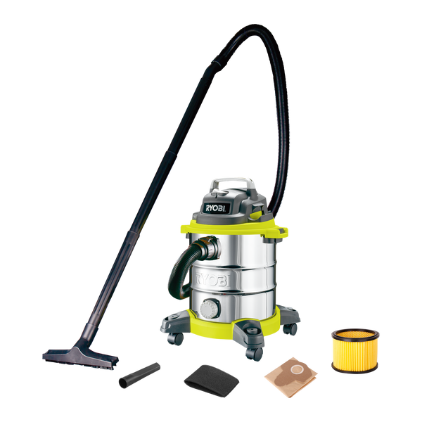 RYOBI 1250W 20L Wet and Dry Vacuum