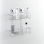 Fusion-Loc 26kg Stainless Steel Suction Double Shower Caddy - Image 2 of 5