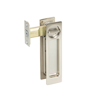 Delf Satin Nickel Rectangular Cavity Privacy Door Lock