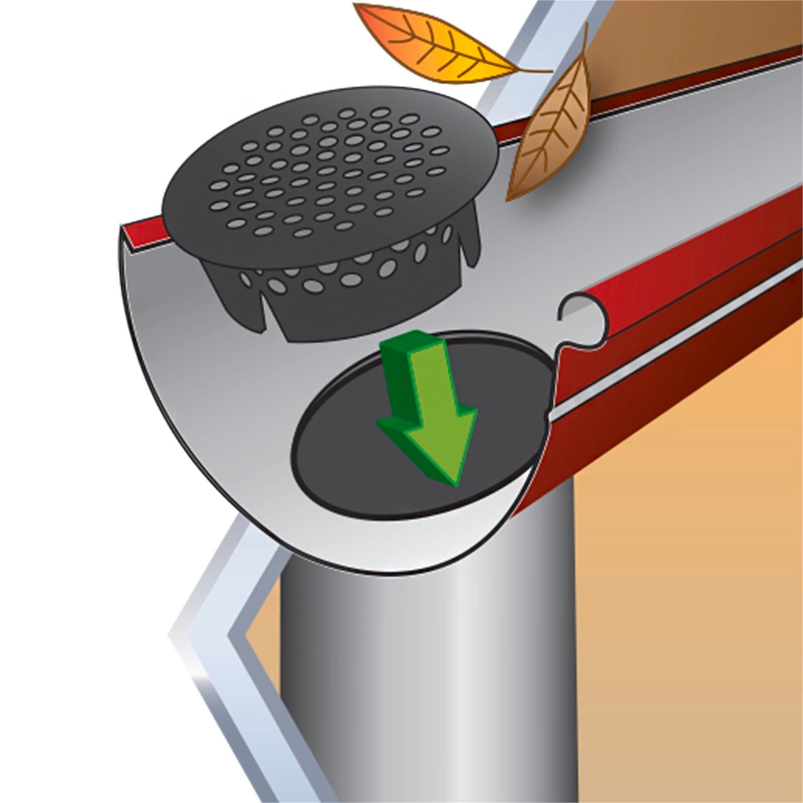 Jack 90mm Gutterguard Plastic Downpipe Cover 2pk - Image 2 of 2
