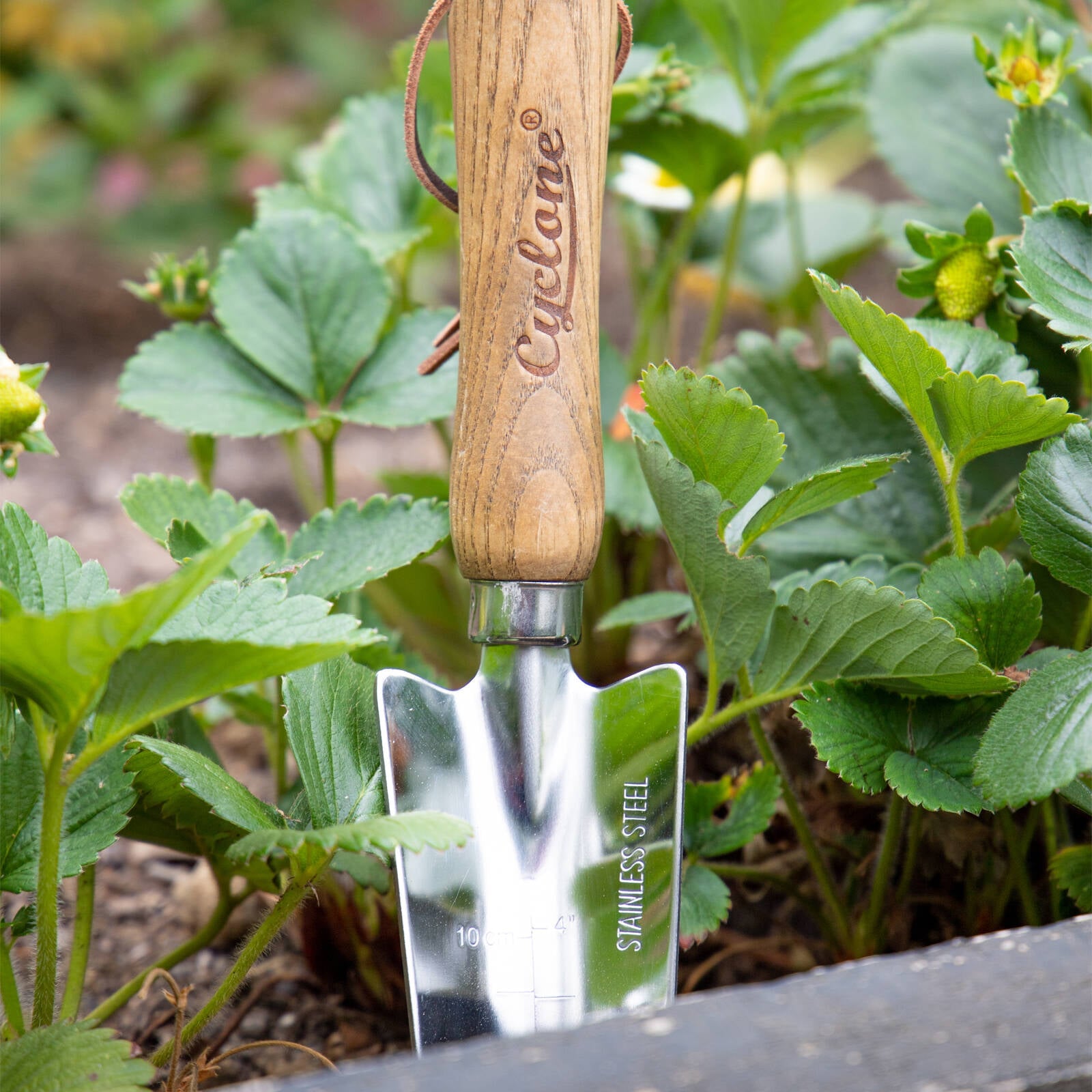 Cyclone Stainless Steel Bulb Trowel Hand Tool - Image 2 of 3