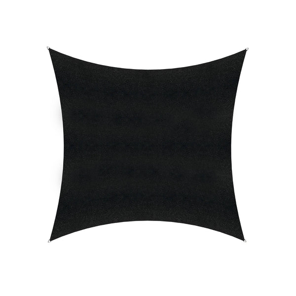 Coolaroo 5.4 x 5.4m Graphite Square Commercial Grade Shade Sail - Graphite
