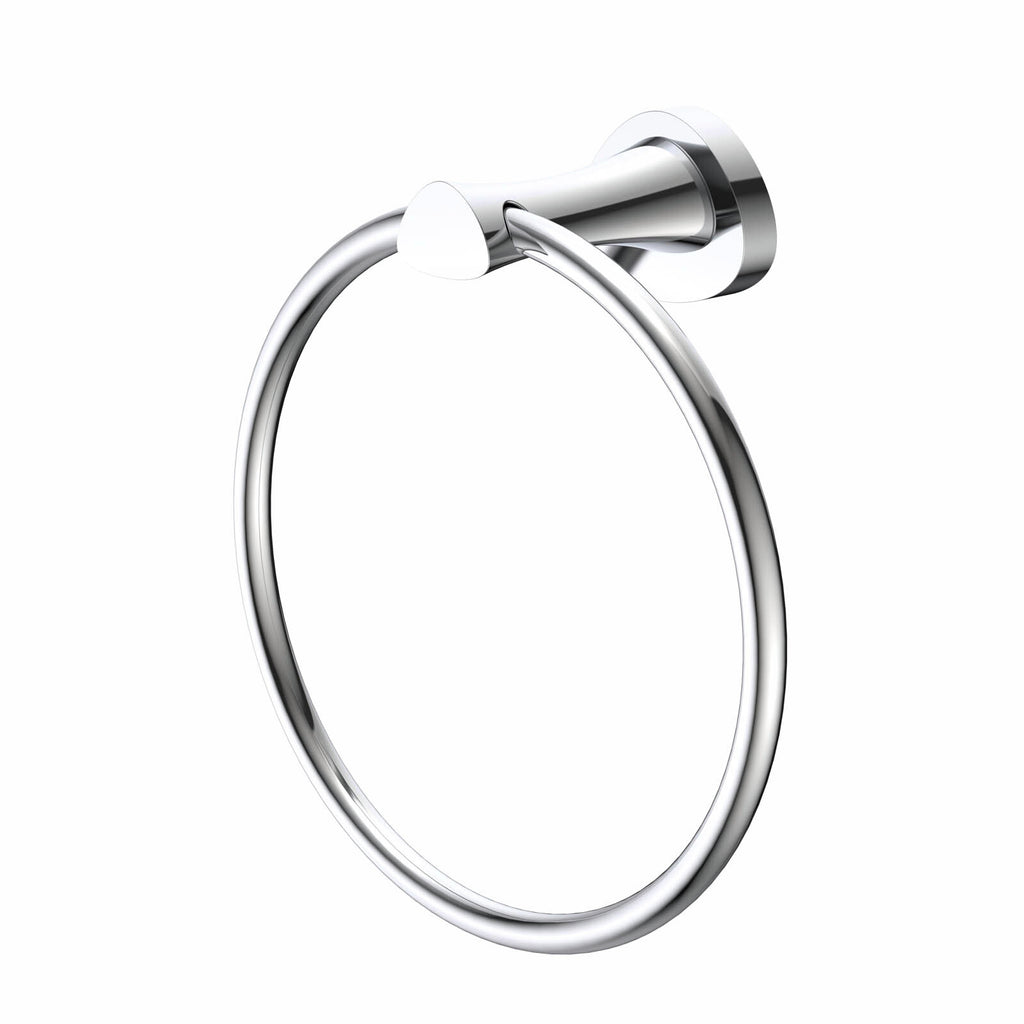 Caroma Polished Chrome Acacia Towel Ring - Image 1 of 2