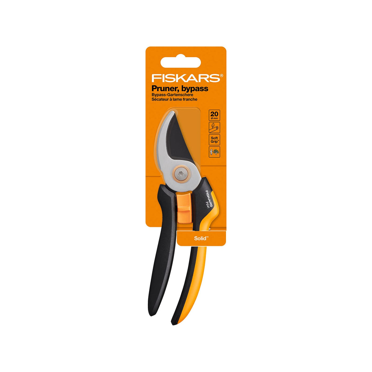 Fiskars L P341 Solid Bypass Pruner - Image 2 of 3