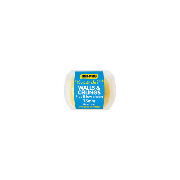 UNi-PRO 75mm 10mm Nap You Can Do It Wall And Ceiling Roller Cover - 75mm