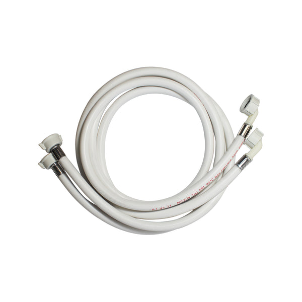 BOSTON 2m Washing Machine And Dishwasher Inlet Hose - 2 Pack