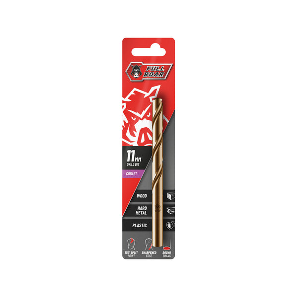 Full Boar 11mm M35 Cobalt Drill Bit