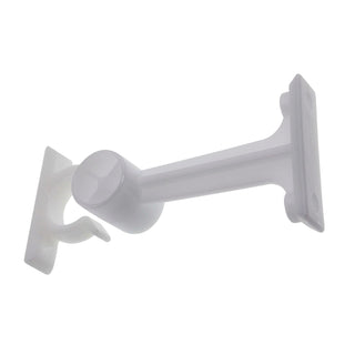 Adoored 70mm White Plastic Long Door Clip - 70mm