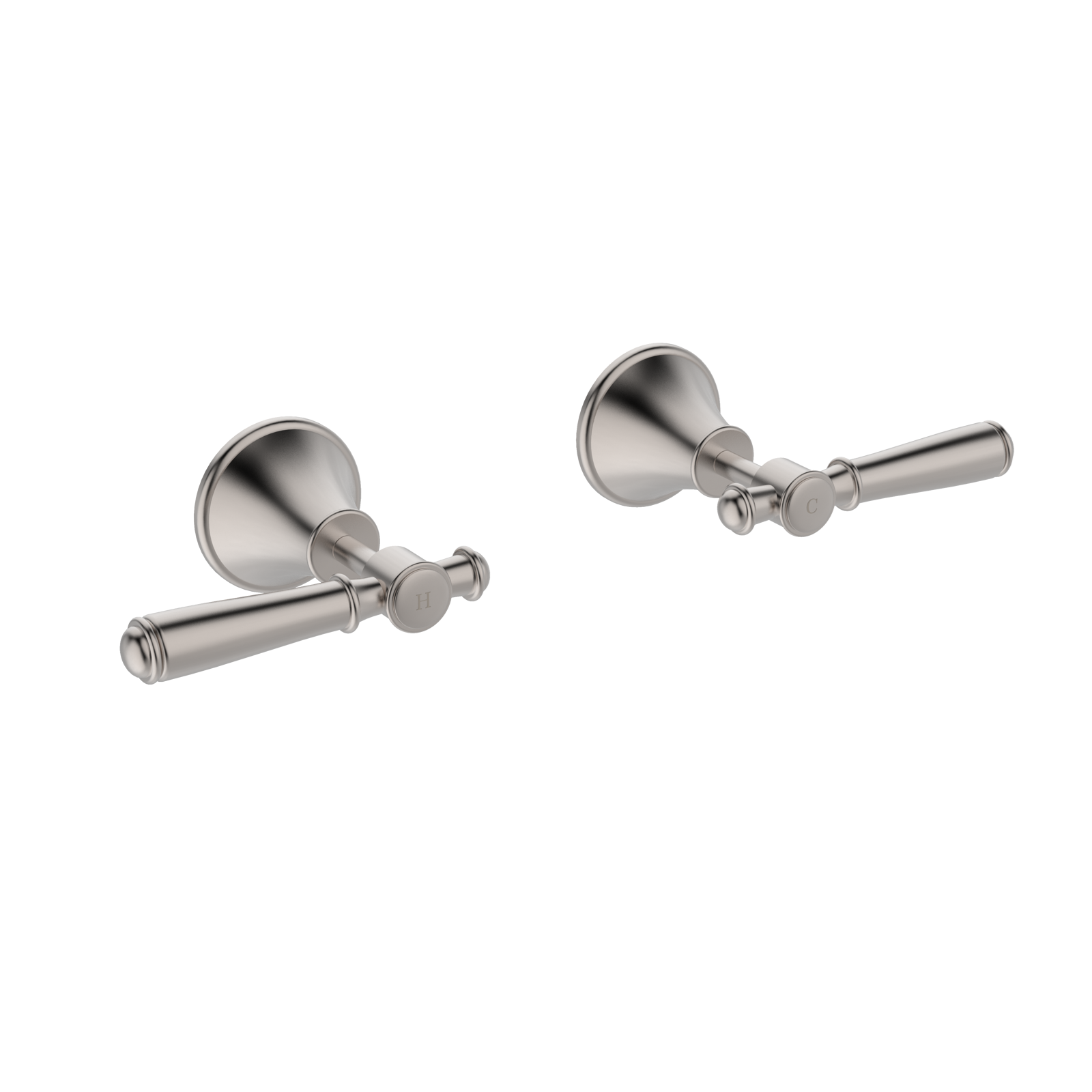 Mondella Chrome Maestro Wall Top Assembly Tap Set - Chrome - Image 1 of 9