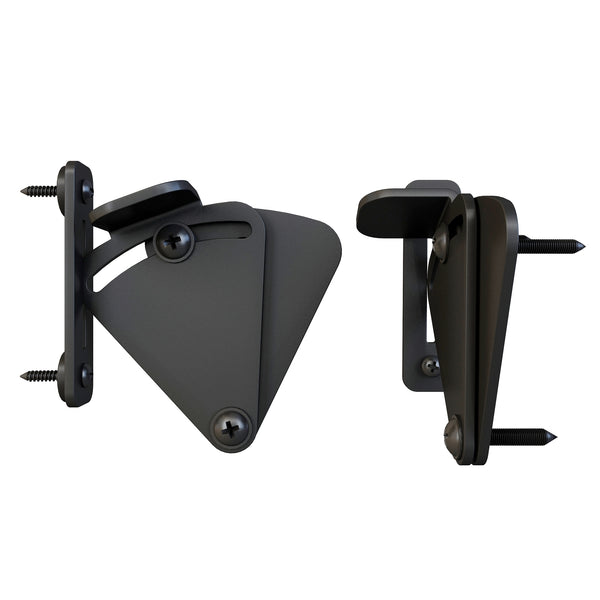 Rolltrak Black Matte Barn Door Latch