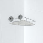 Fusion-Loc 16kg Stainless Steel Estate Corner Shower Caddy - Image 2 of 4
