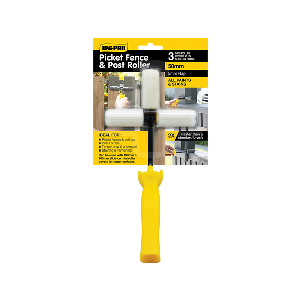 UNi-PRO 50mm Picket Fence And Post Roller
