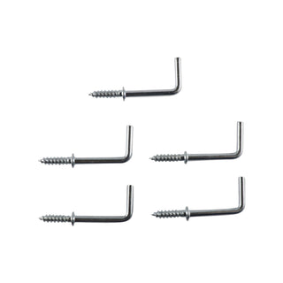 Everhang 25mm Zinc Plated Square Hook - 5 Pack