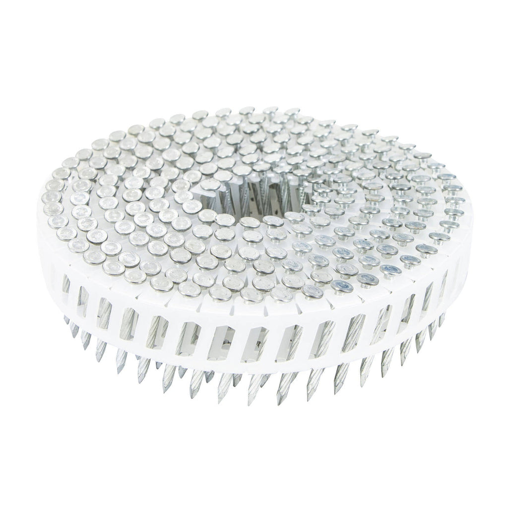 Titan 32 x 2.5mm Hardened Electro Galvanised Collated Coil Nail Screw - 3600 Pack - Image 5 of 5
