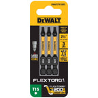 DeWALT FLEXTORQ 57mm TX15 Screwdriver Bit DWAF2TX15IR3 - 3 Pack - Image 3 of 3