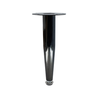 Adoored 230mm Black Nickel Tapered Metal Leg Furniture