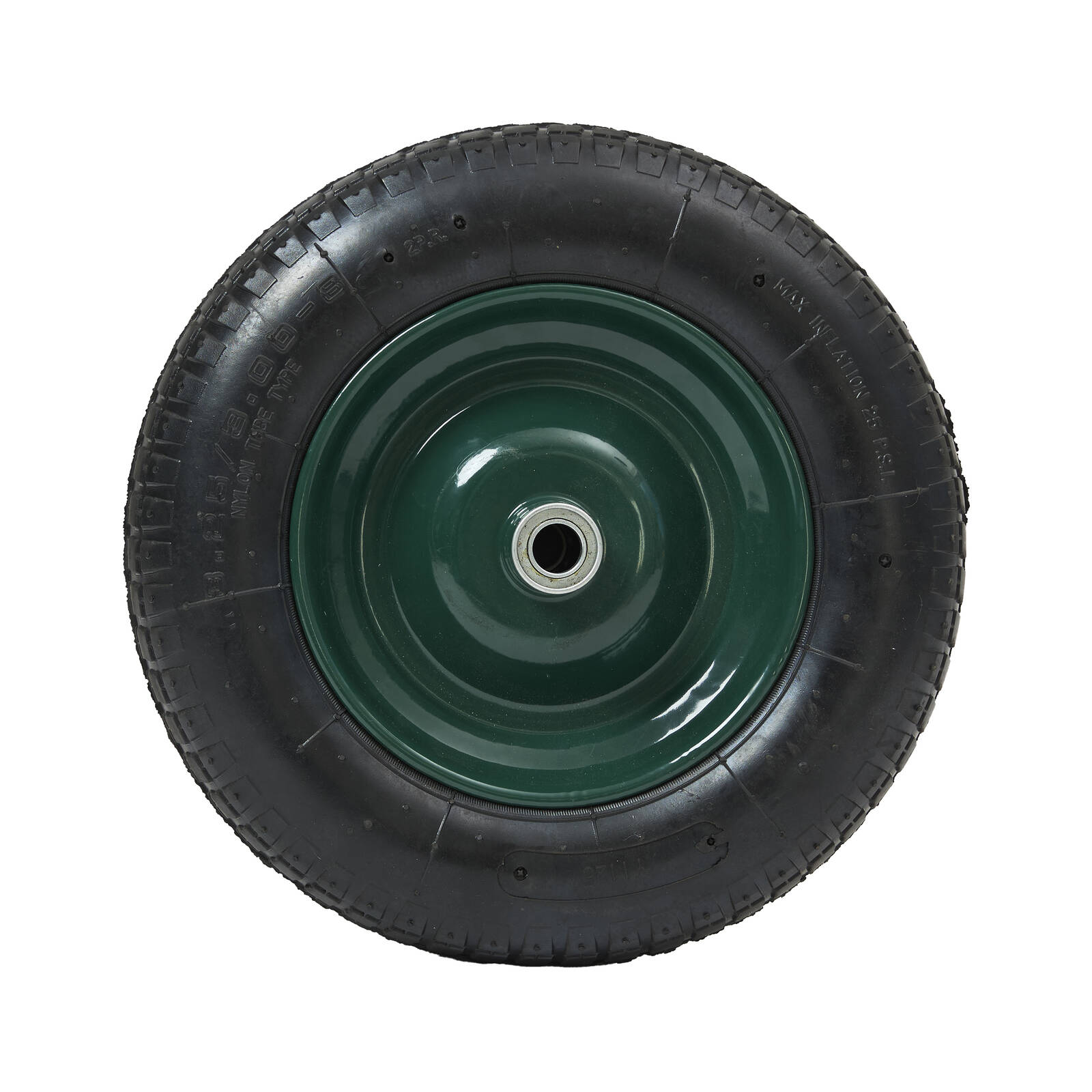 Saxon 14" Green Pix and Mix Wheelbarrow Wheel - Image 9 of 12