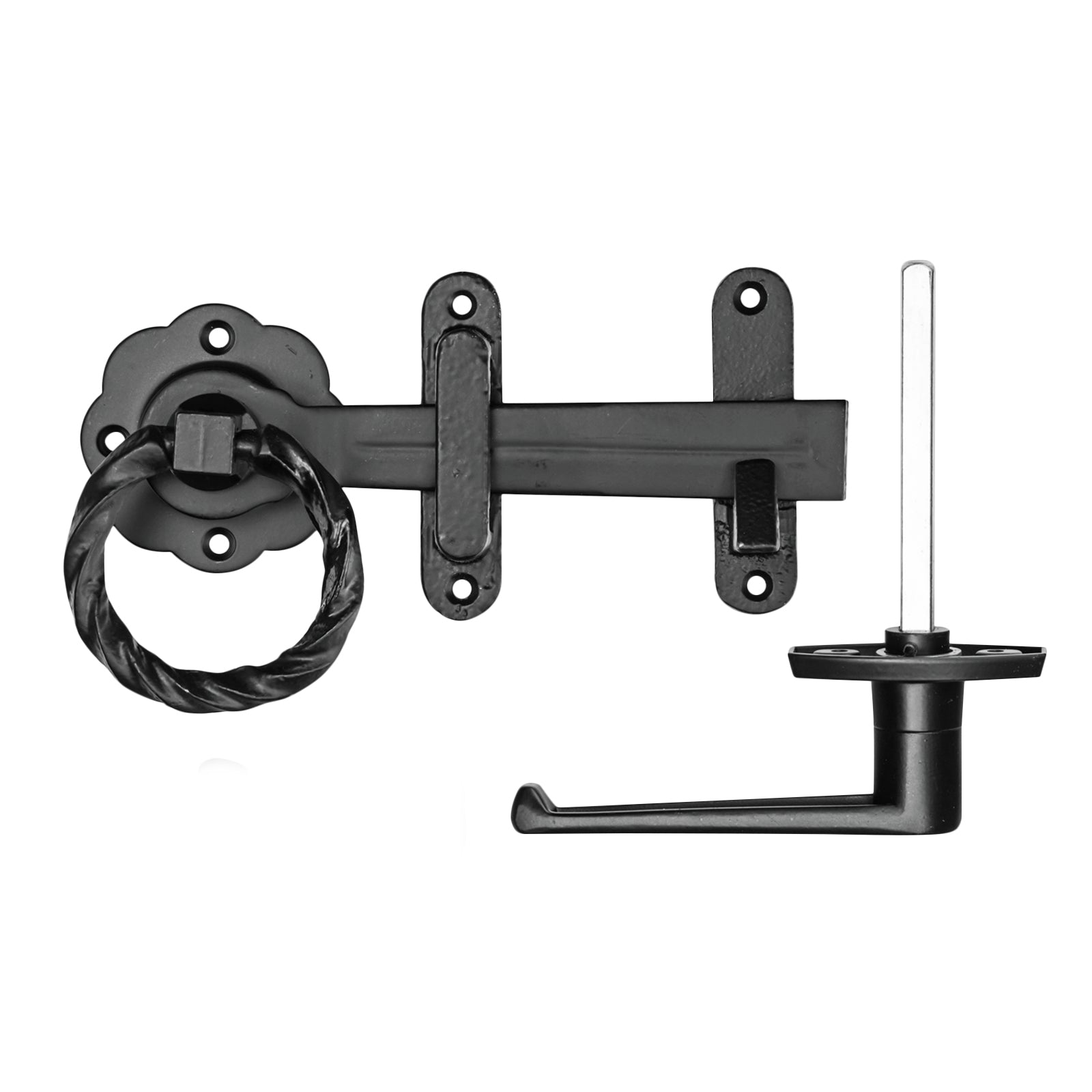 Pinnacle Black Colonial Gate Latch - Image 2 of 2