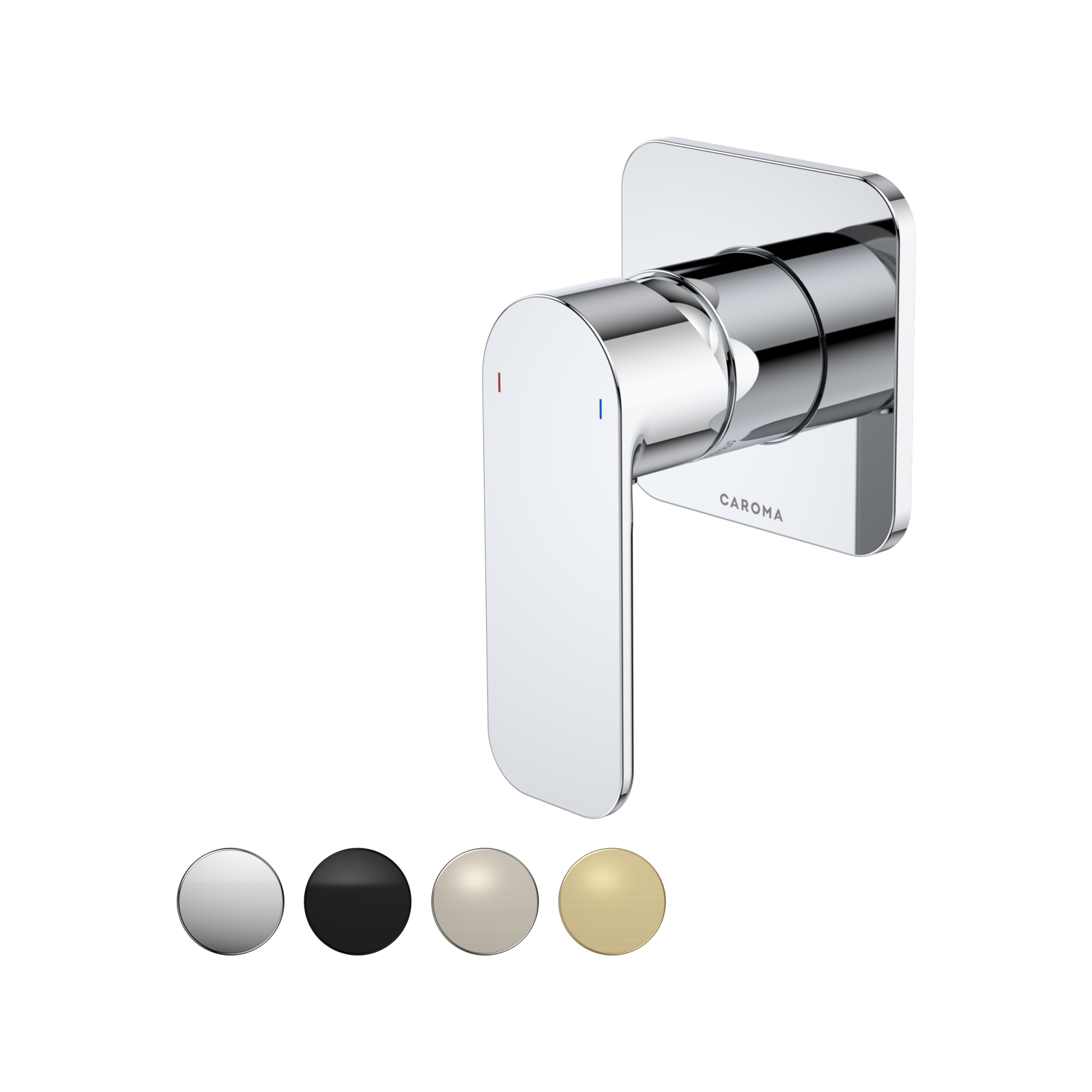 Caroma Luna Bath/Shower Mixer Black - Black - Image 5 of 5