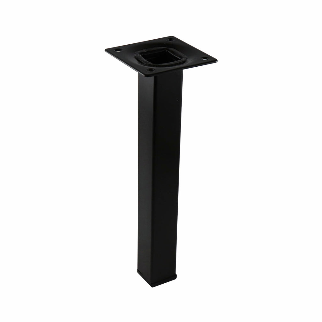 Adoored 25 x 25 x 200mm Black Square Tube Furniture Leg - Image 1 of 5
