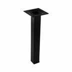 Adoored 25 x 25 x 200mm Black Square Tube Furniture Leg - Image 1 of 5