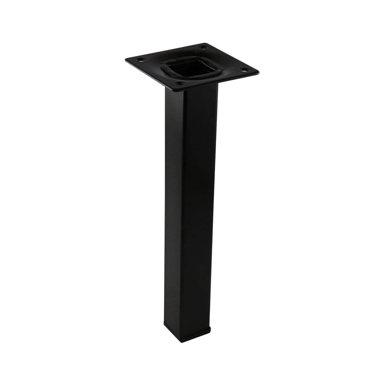Adoored 25 x 25 x 200mm Black Square Tube Furniture Leg - Image 1 of 5