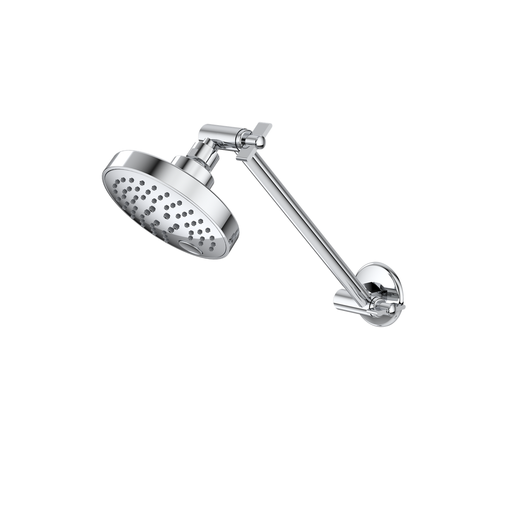 Caroma Chrome Luna Adjustable Shower and Arm - Image 1 of 4