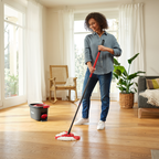 Vileda Easy Wring And Clean Turbo Mop With 2 Refills - Image 4 of 16