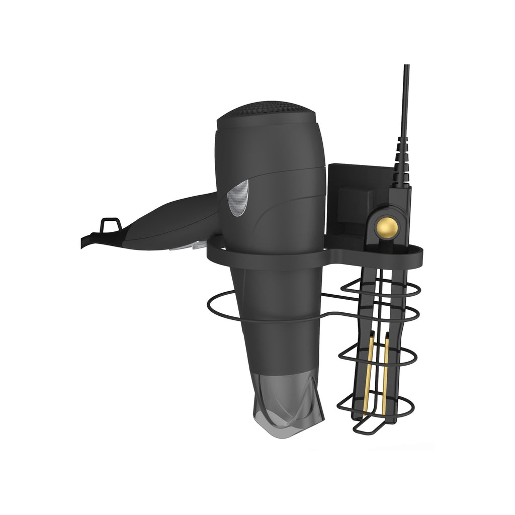 Fusion-Loc Matte Black Suction Hair Dryer And Straightener Holder - Image 2 of 2