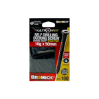 Bremick Ultrafast 10g x 50mm Stainless Steel 304 Black T20 Truss Head - 100 Pack - Image 2 of 10