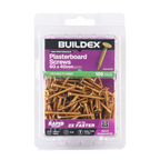 Buildex 6G x 40mm Gold Passivated Plasterboard Screws - 100 Pack - Image 1 of 3