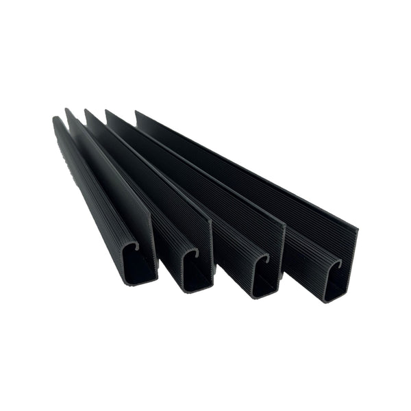 Click 4 x 400mm Under desk Cable Channel Organiser - 4 Pack