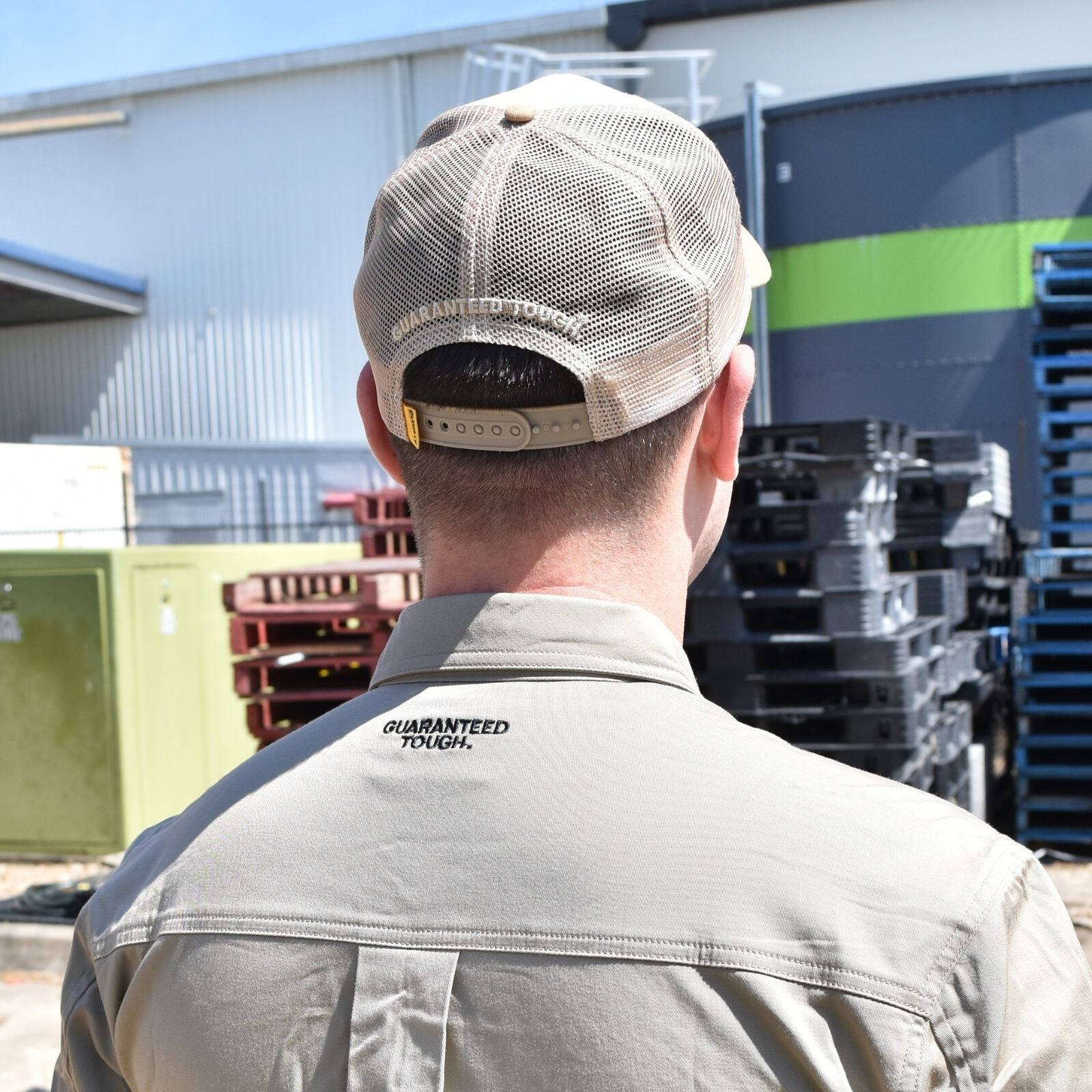 DeWALT Brown Oakdale Coolmax Trucker Hat - Image 10 of 10