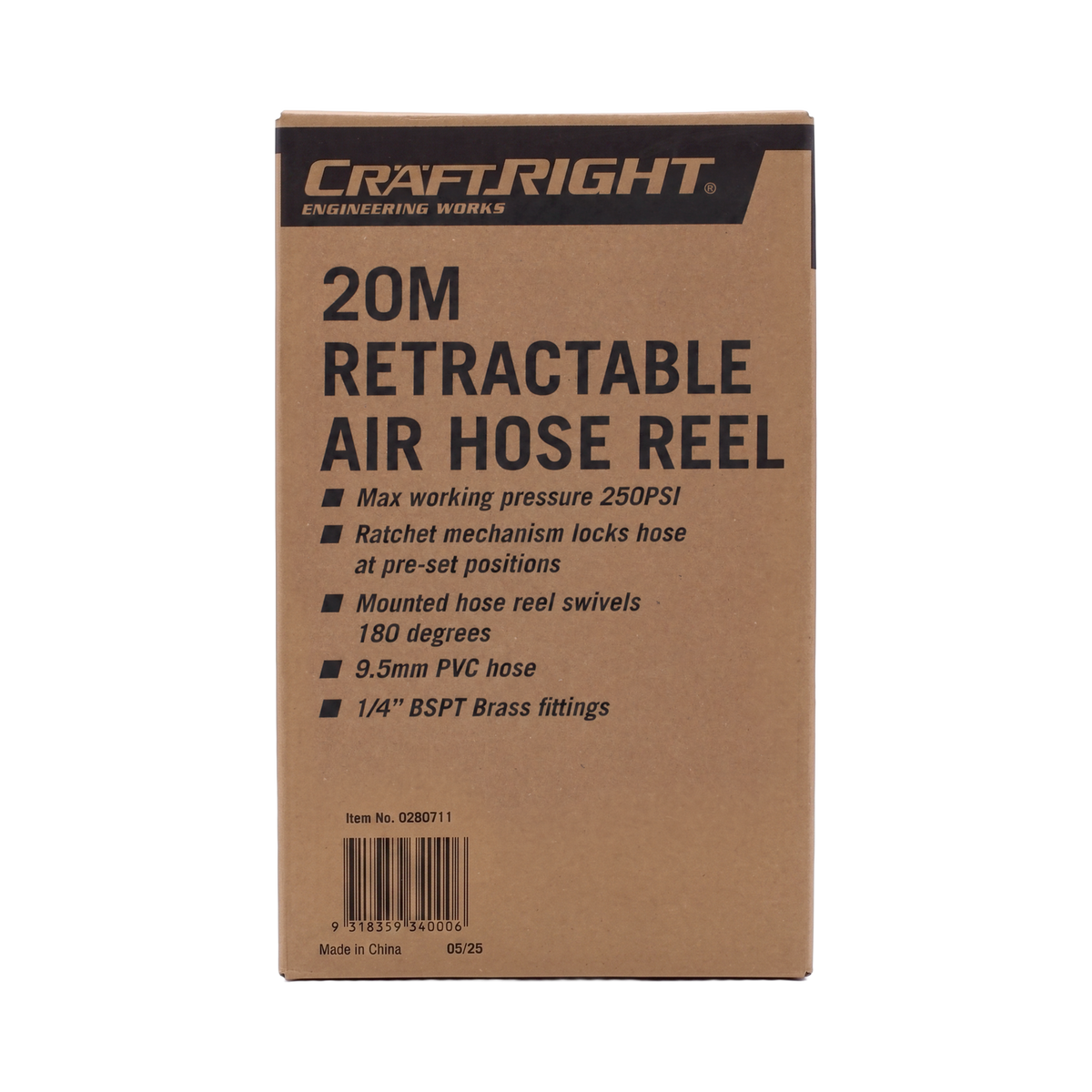 Craftright 20m Retractable Air Hose Reel - Image 15 of 15