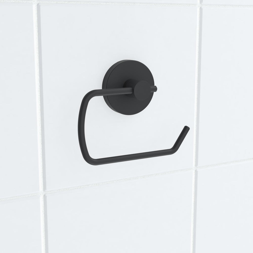 Fusion-Loc Estate Matte Black Toilet Roll Holder - Image 2 of 4
