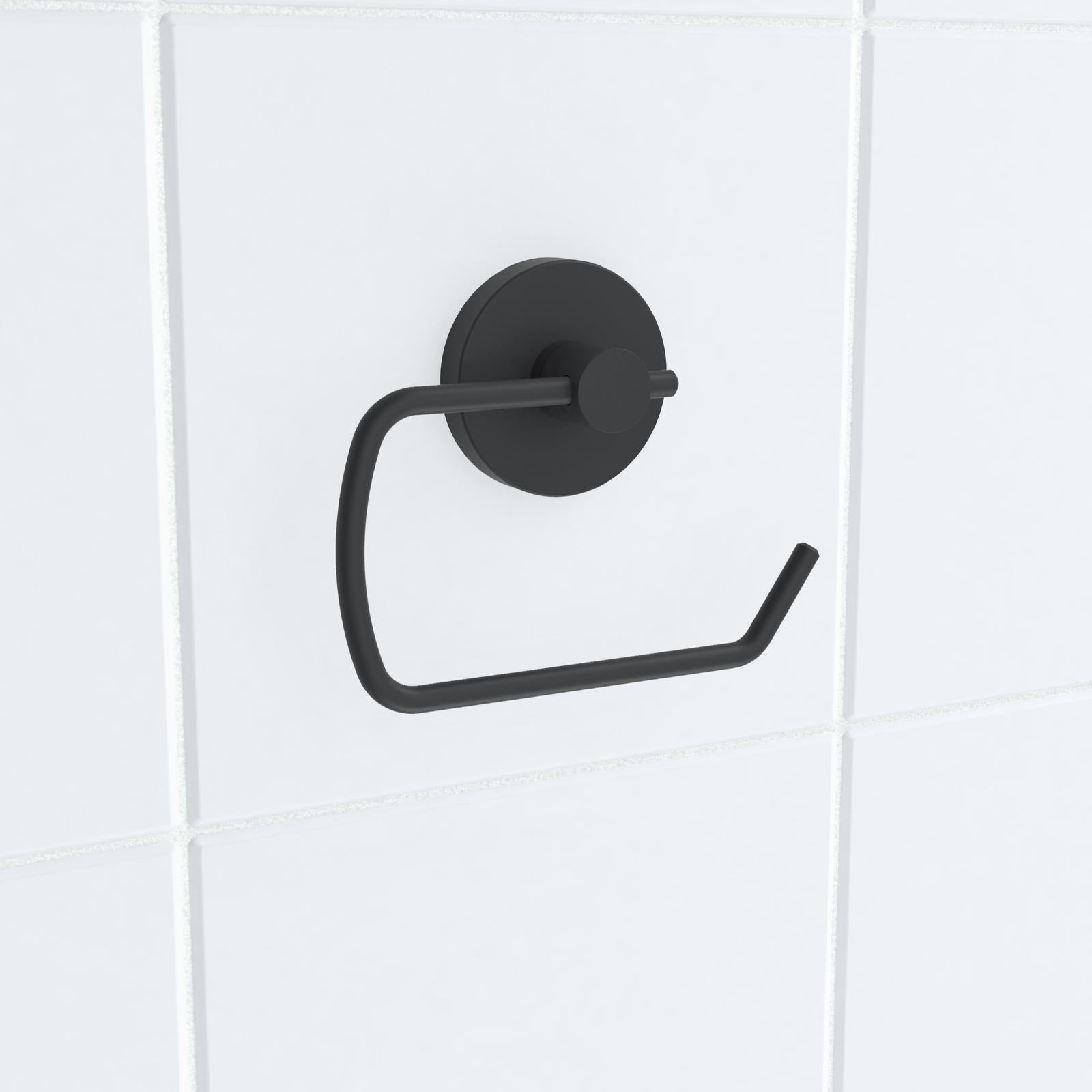 Fusion-Loc Estate Matte Black Toilet Roll Holder - Image 2 of 4
