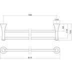 Caroma Elegance Double Towel Rail - Image 2 of 4