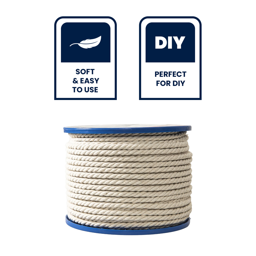 GRUNT 4mm x 50m Macrame Cotton Cord - Image 7 of 8