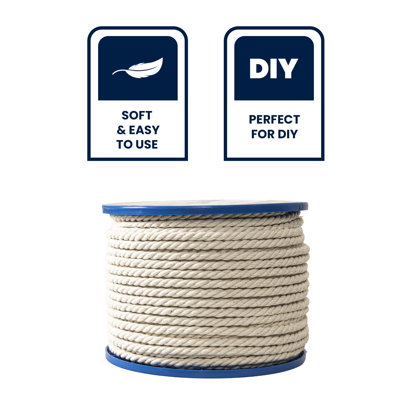 GRUNT 4mm x 50m Macrame Cotton Cord - Image 7 of 8