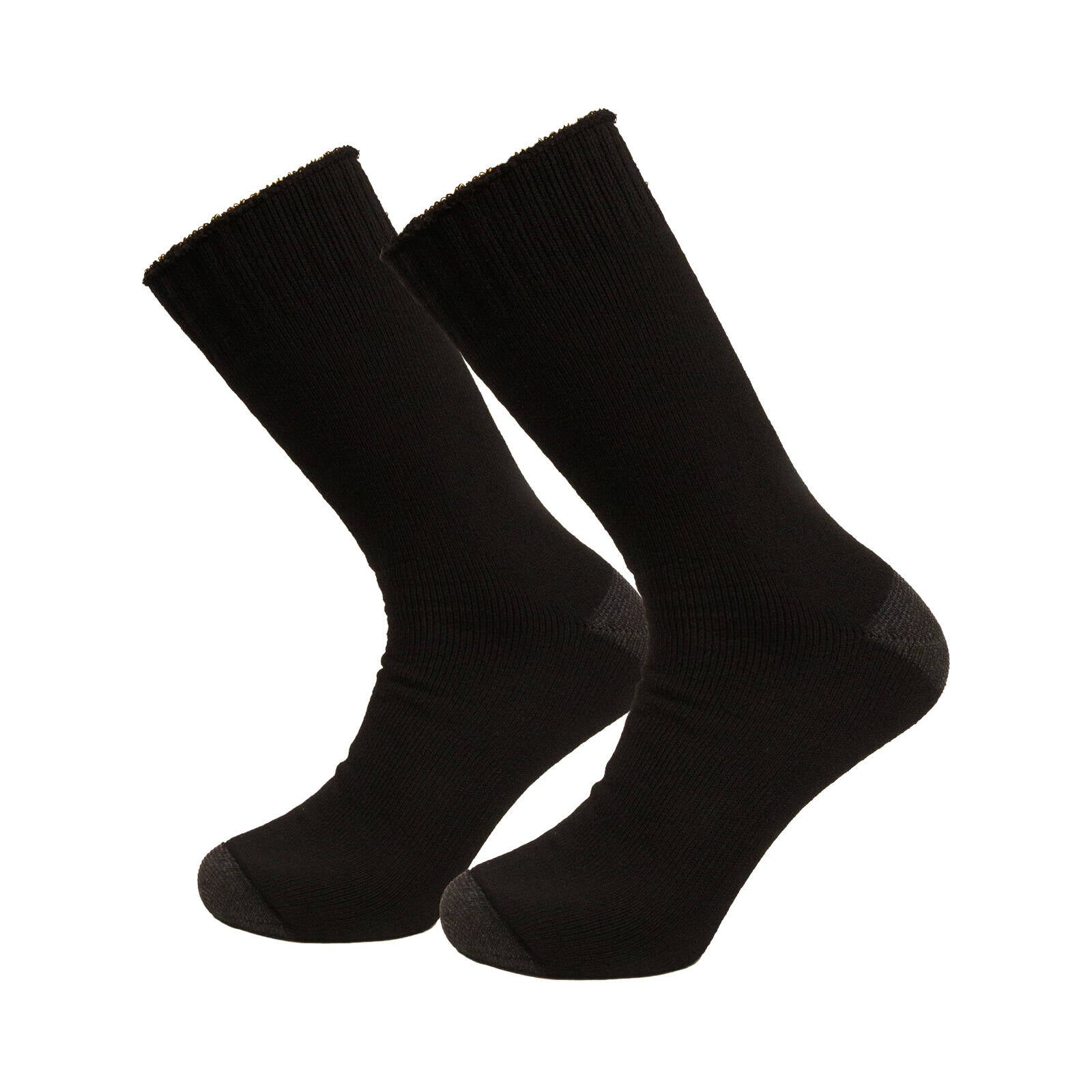 Tradie Men's Black Heavy Duty Work Crew Socks 3 Pack Size 7-10 - Image 4 of 15