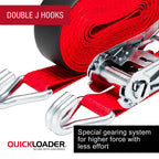 Quickloader Ratchet Strap Tie Down 10m 2500kg Lashing Capacity - Image 5 of 12