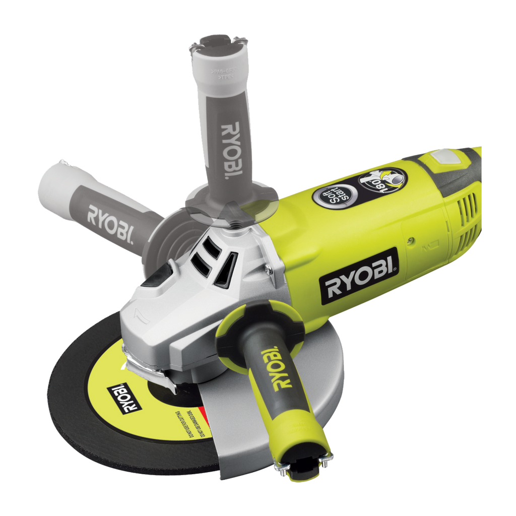 Ryobi 2000W 230mm Corded Angle Grinder EAG2023RG - Image 6 of 10