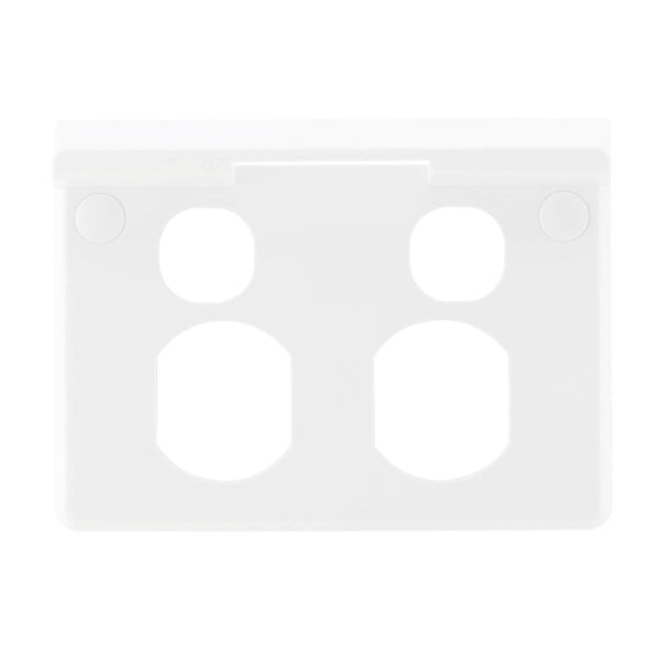 Deta X6 Clip On Cover With Shelf For Double Power Point