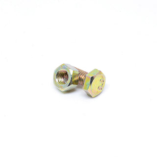 Pinnacle 12 x 25mm Yellow Zinc Hi Tensile Hex Bolt And Nut - 4 Pack